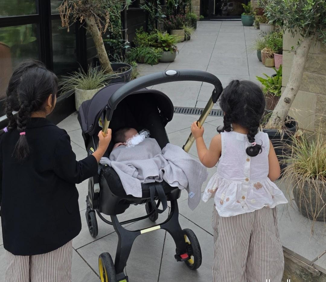 Hafsa's three children